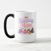 Halloween Strickende Mutter Tasse (Links)