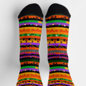 Halloween Strip Icons Socken (Oben)