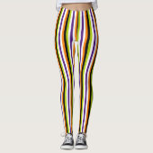 Halloween Stripe Leggings (Vorderseite)