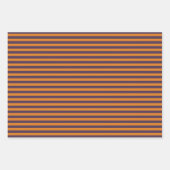 Halloween Stripes and Dots Pattern Geschenkpapier Set (Vorderseite)