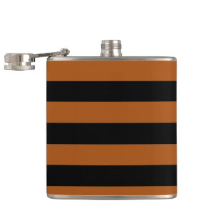 Halloween Stripes Flachmann