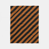 Halloween Stripes Fleecedecke (Vorderseite)