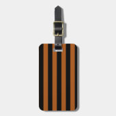 Halloween Stripes Gepäckanhänger (Vorderseite vertikal)