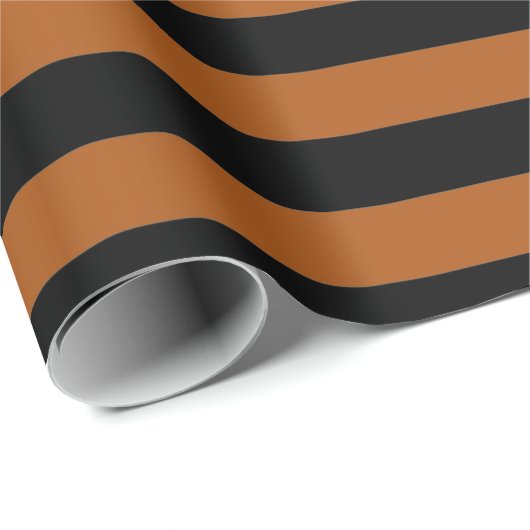 Halloween Stripes Geschenkpapier (Rolleneckpunkt)