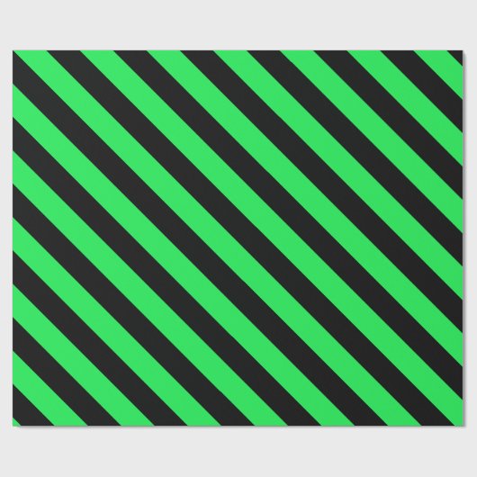 Halloween Stripes Geschenkpapier (Flach)