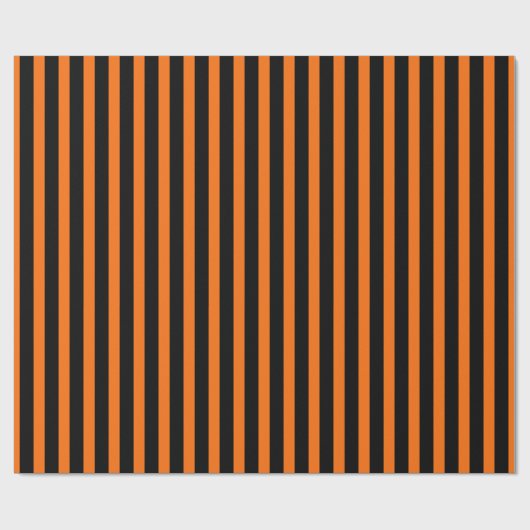 Halloween Stripes Geschenkpapier (Flach)
