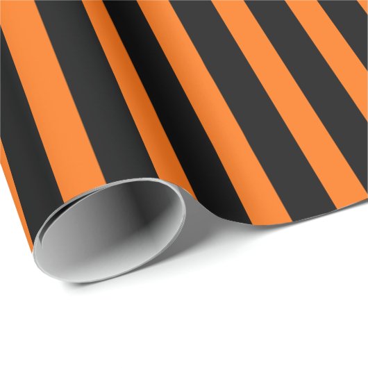Halloween Stripes Geschenkpapier (Rolleneckpunkt)