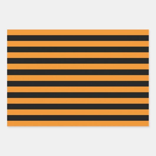 Halloween Stripes Geschenkpapier Set (Vorderseite 3)