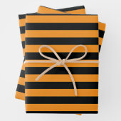 Halloween Stripes Geschenkpapier Set (Beispiel)