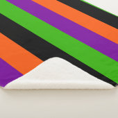 Halloween Stripes in Classic Colors Sherpadecke (3/4)