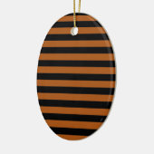 Halloween Stripes Keramik Ornament (Links)