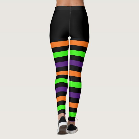 Halloween Stripes Leggings (Rückseite)