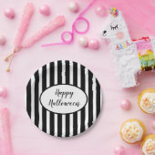Halloween Stripes Paper-Teller Pappteller (Party)