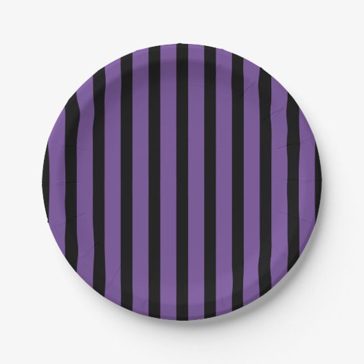 Halloween Stripes Paper-Teller Pappteller (Vorderseite)