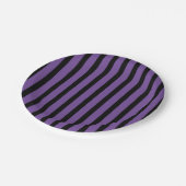 Halloween Stripes Paper-Teller Pappteller (Schrägansicht)