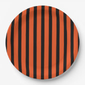 Halloween Stripes Paper-Teller Pappteller (Vorderseite)