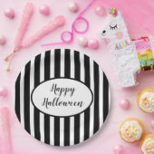 Halloween Stripes Paper-Teller Pappteller (Party)