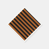 Halloween Stripes Serviette (Ecke)