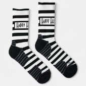Halloween Stripes Socken (Rechts)