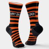 Halloween Stripes Socken (Gewinkelt)