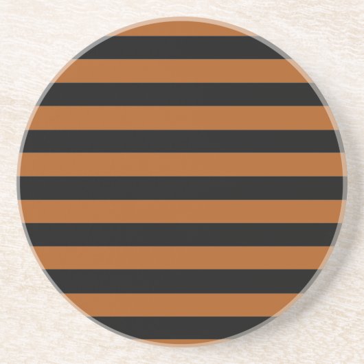 Halloween Stripes Untersetzer (Vorne)