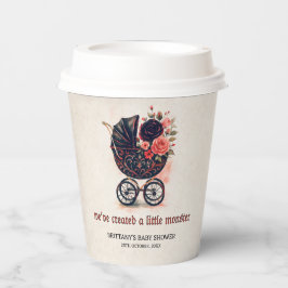 Halloween Stroller Vintage Baby Shower  Pappbecher