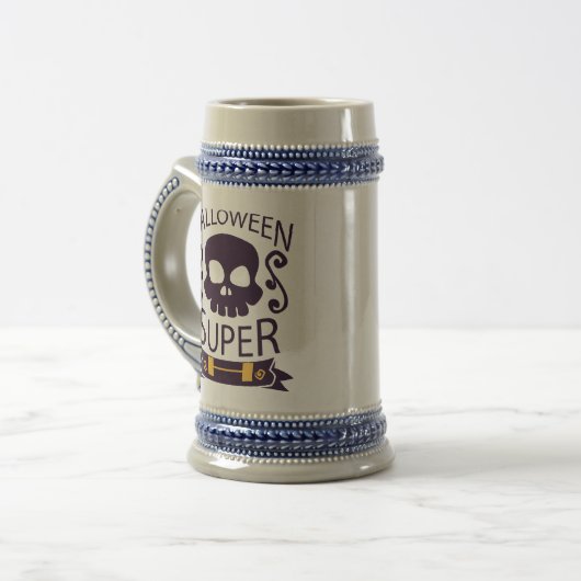 HALLOWEEN STYLE-TASSE BIERGLAS (Vorderseite Links)
