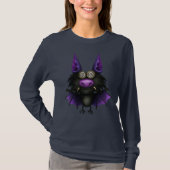 Halloween Sugar Rush Bat Alberner Spaß T-Shirt (Vorderseite)