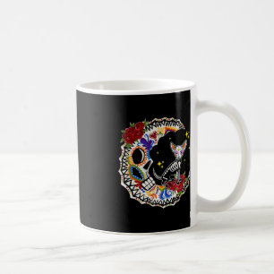 Halloween Sugar Skull Chihuahua und Moon Lover Kaffeetasse