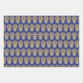 Halloween Sugar Skull Geschenkpapier Set (Vorderseite 3)
