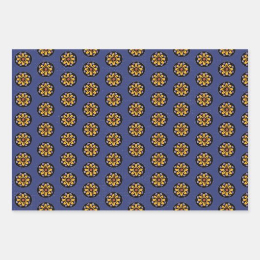 Halloween Sugar Skull Geschenkpapier Set (Vorderseite 2)