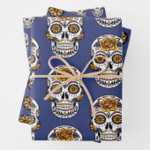 Halloween Sugar Skull Geschenkpapier Set (Beispiel)