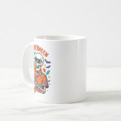 Halloween Summer Ween Skeleton Spooky Vacation Flo Kaffeetasse (Vorderseite Links)