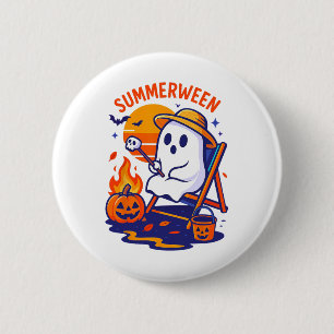 Halloween Summer Weve Funny Boo Vacation Float Cos Button