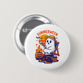 Halloween Summer Weve Funny Boo Vacation Float Cos Button (Vorne & Hinten)