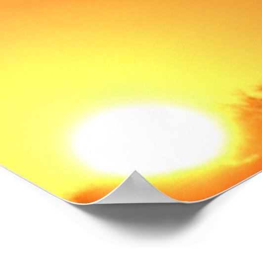 Halloween Sunrise Poster (Ecke)