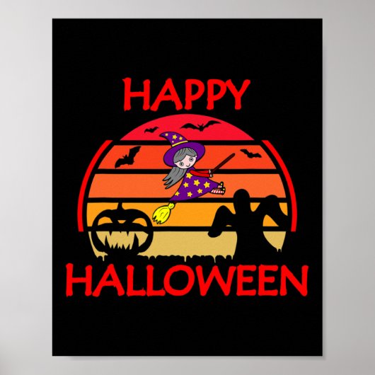 Halloween Sunset Poster (Vorne)