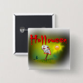 Halloween Sunshine Ghost - Button (Vorne & Hinten)