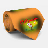 Halloween Sunshine Ghost - Krawatte (Gerollt)