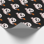 Halloween Super Ghost Wrapping-Papier Geschenkpapier (Ecke)