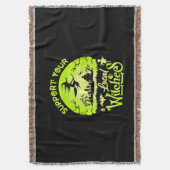 Halloween Support Your Local Witches Birthday Decke (Vorderseite Vertikal)