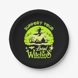 Halloween Support Your Local Witches Birthday Pappteller