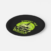 Halloween Support Your Local Witches Birthday Pappteller (Schrägansicht)