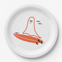 Halloween Surfer Ghost schwarz