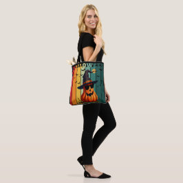 Halloween süß lustiger Kürbis vintage Herbst Tasche