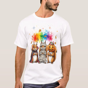 Halloween Süße Eichhörnchen Kostüm T-Shirt