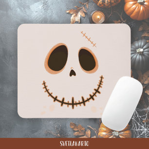 Halloween Süße Gestickte Totenkopf-Mauspad Mousepad