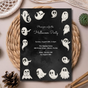 Halloween süße gruselige Geister Party Einladung