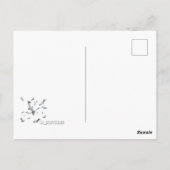 Halloween Süße Hexenmaus Postkarte (Rückseite)