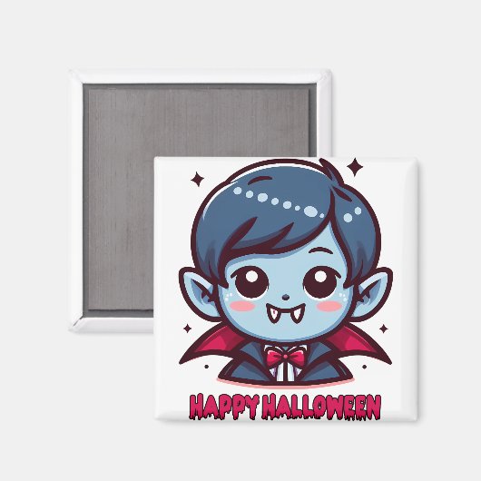 Halloween - Süße kleine Vampire Magnet (Vorderseite/Rückseite)